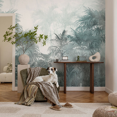 Fotótapéta hálószobába Egzotikus zöld