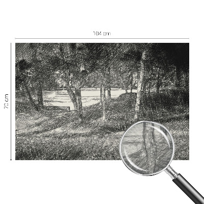 Modern fotótapéta méretre Egy békés táj