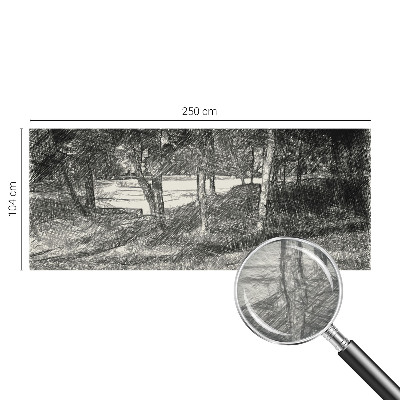 Modern fotótapéta méretre Egy békés táj