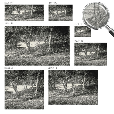 Modern fotótapéta méretre Egy békés táj