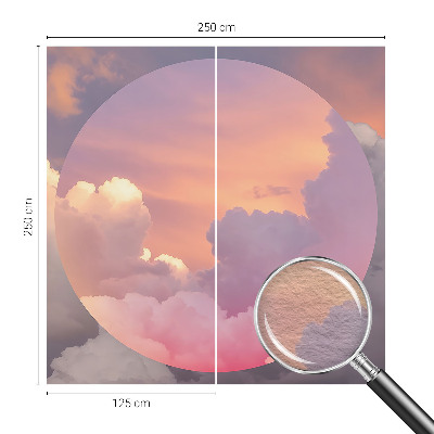 Vlies alapú fotótapéta Éteri felhők