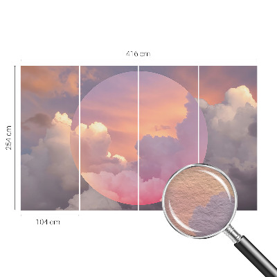 Vlies alapú fotótapéta Éteri felhők