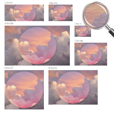 Vlies alapú fotótapéta Éteri felhők