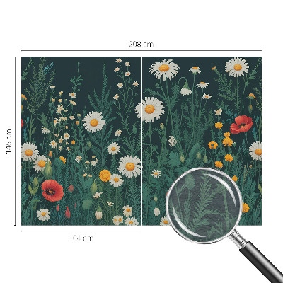 Fotótapéta nappaliba Vadvirágok