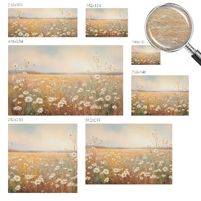 Fotótapéta méretre Virágos rét