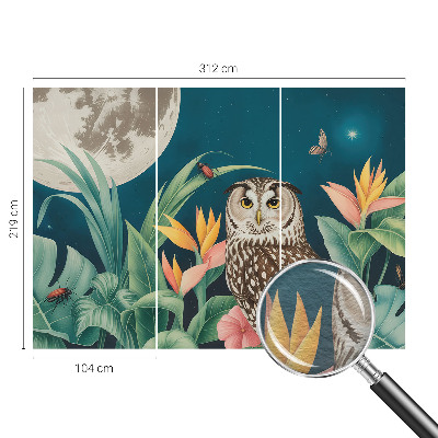 Fotótapéta méretre nappaliba Hold Szafari