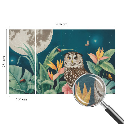 Fotótapéta méretre nappaliba Hold Szafari