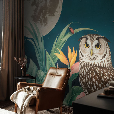 Fotótapéta méretre nappaliba Hold Szafari