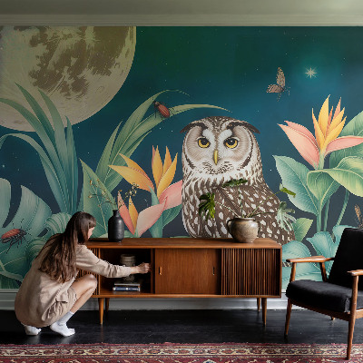 Fotótapéta méretre nappaliba Hold Szafari