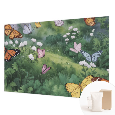 Kép tapéta Pillangók a réten