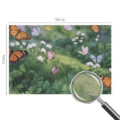 Kép tapéta Pillangók a réten