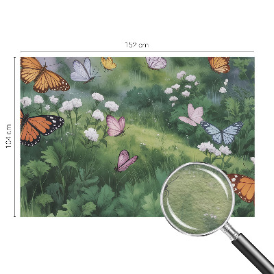 Kép tapéta Pillangók a réten