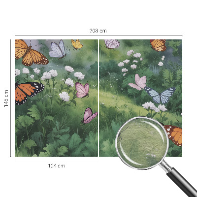 Kép tapéta Pillangók a réten