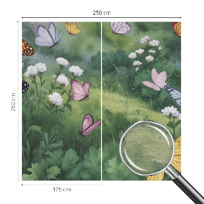 Kép tapéta Pillangók a réten