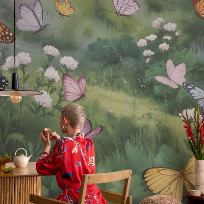 Kép tapéta Pillangók a réten