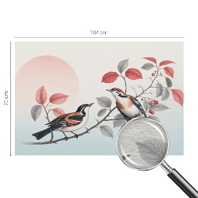 Dekoratív fotótapéta nappaliba Ülő madarak