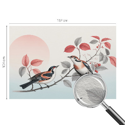 Dekoratív fotótapéta nappaliba Ülő madarak