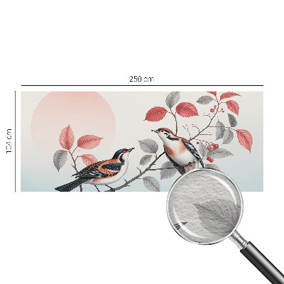 Dekoratív fotótapéta nappaliba Ülő madarak