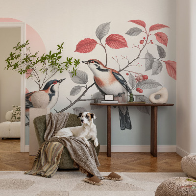 Dekoratív fotótapéta nappaliba Ülő madarak