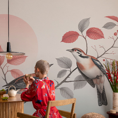 Dekoratív fotótapéta nappaliba Ülő madarak