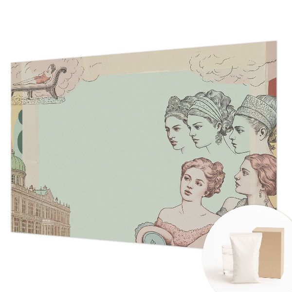 Vlies fotótapéta falra Klasszikus kollázs