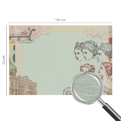 Vlies fotótapéta falra Klasszikus kollázs