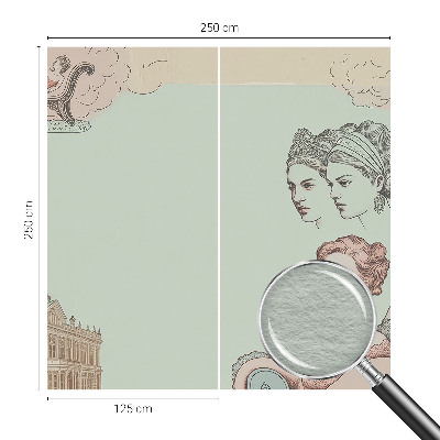 Vlies fotótapéta falra Klasszikus kollázs