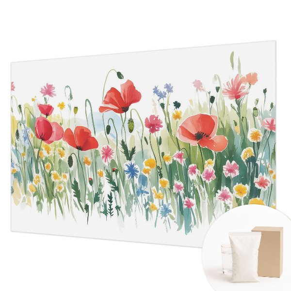 Vlies fotótapéta hálószobába Nyári rét