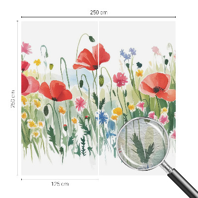 Vlies fotótapéta hálószobába Nyári rét