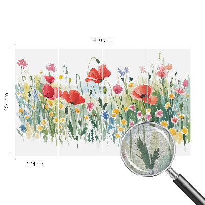 Vlies fotótapéta hálószobába Nyári rét