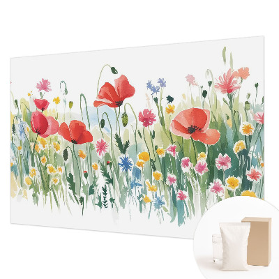 Vlies fotótapéta hálószobába Nyári rét