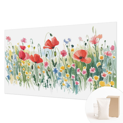 Vlies fotótapéta hálószobába Nyári rét