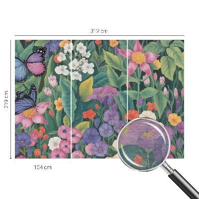 Vlies fotótapéta gyerekszobába Virágrobbanás