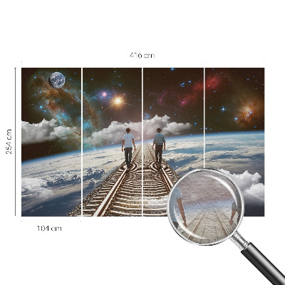 Vlies alapú fotótapéta Űrutazás