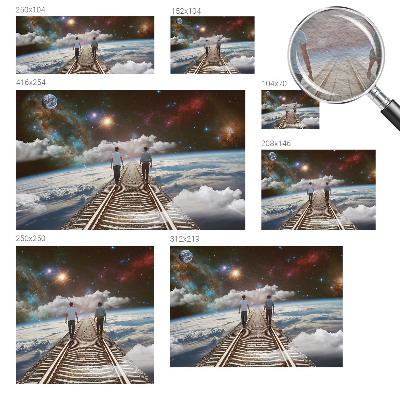 Vlies alapú fotótapéta Űrutazás