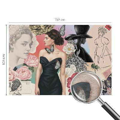 Fotótapéta Virágok és portrék