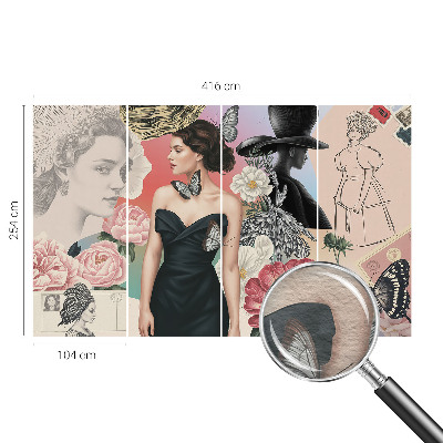 Fotótapéta Virágok és portrék