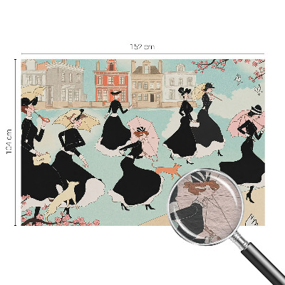 Nyomtatott vlies fotótapéta Nők sétálnak