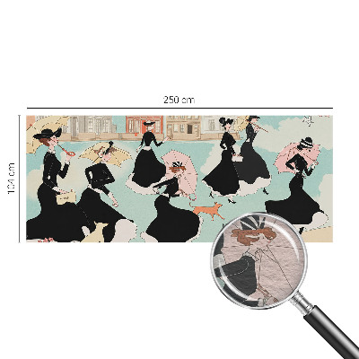 Nyomtatott vlies fotótapéta Nők sétálnak