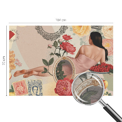 Fotótapéta nappaliba Virágos elegancia