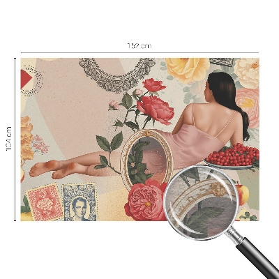 Fotótapéta nappaliba Virágos elegancia