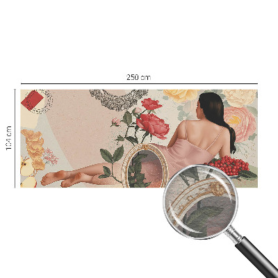 Fotótapéta nappaliba Virágos elegancia