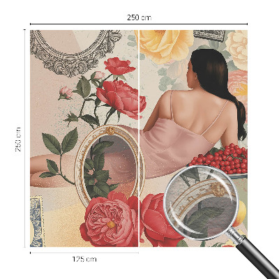 Fotótapéta nappaliba Virágos elegancia