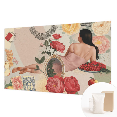 Fotótapéta nappaliba Virágos elegancia