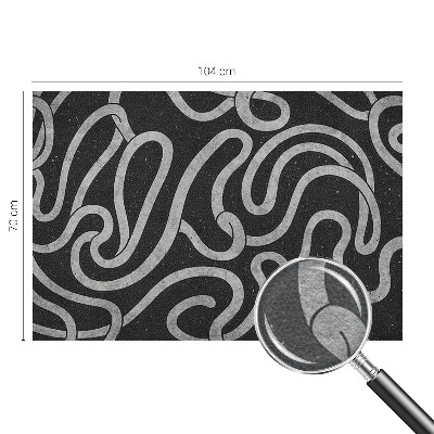 Modern fotótapéta méretre Csavart formák