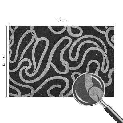 Modern fotótapéta méretre Csavart formák