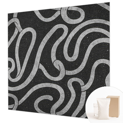 Modern fotótapéta méretre Csavart formák