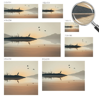 Dekoratív fotótapéta nappaliba Reggeli csend