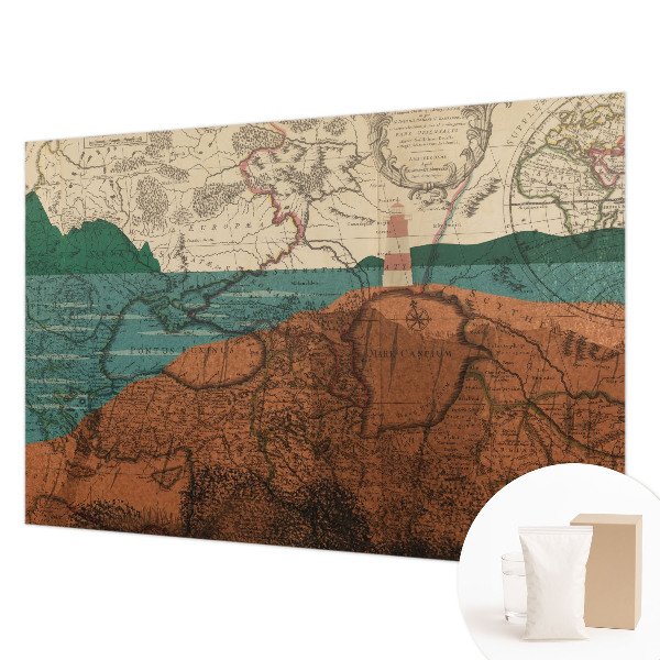 Flíz fotótapéta Történelmi térkép