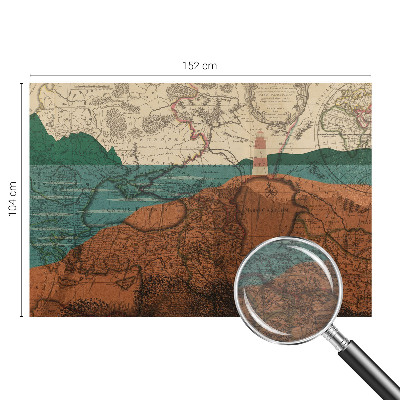 Flíz fotótapéta Történelmi térkép